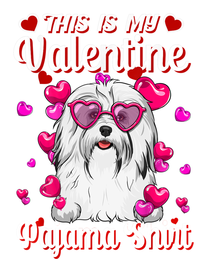 This Is My Valentine Pajama Gift Havanese Lovers Gift Canvas