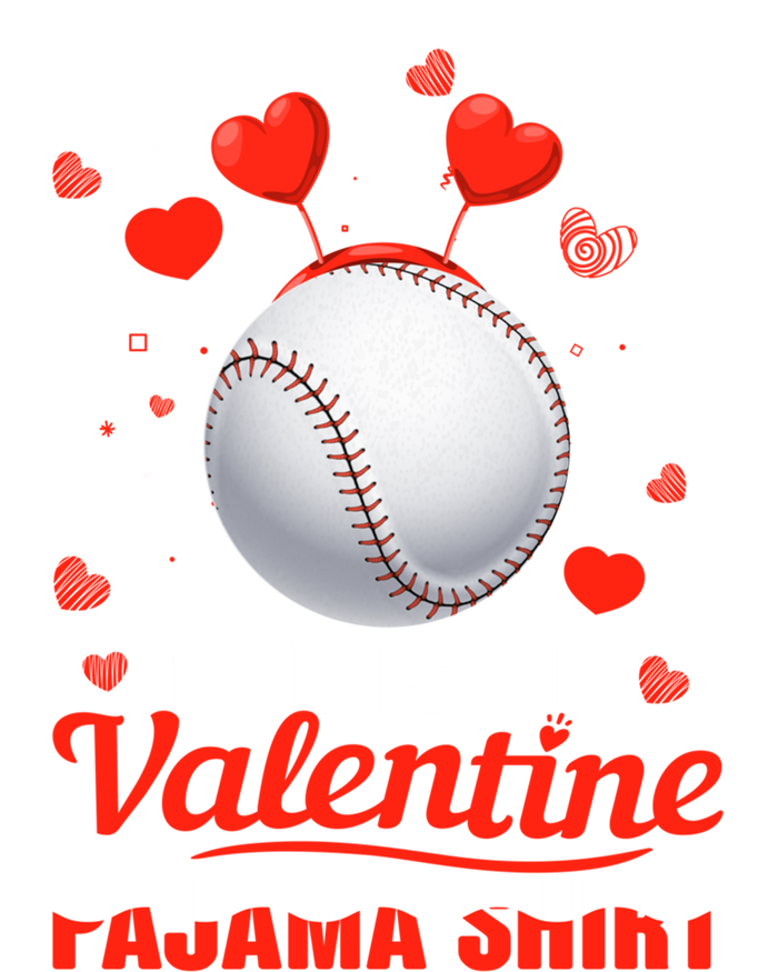 This Is My Valentine Pajama Gift Headband Baseball Players Meaningful Gift T-Shirt