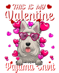 This Is My Valentine Pajama Gift Scottish Terrier Lovers Gift T-Shirt