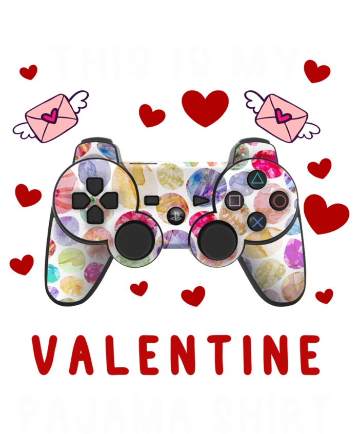 This Is My Valentine Pajama Valentine Gift Gamer Funny Gift Cool Gift T-Shirt