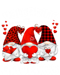 Valentine With My Gnomies Gnomes Red Plaid Valentines Day Gift Pom Pom 12in Knit Beanie