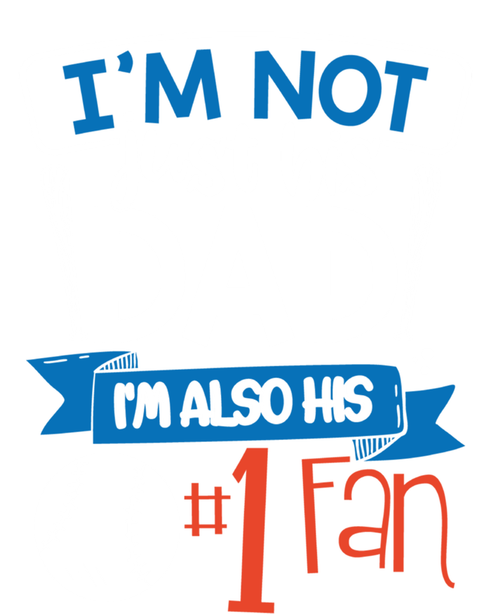 Baseball Im Not Just His Dad Im Also His Fan Gift Women's Long Sleeve Flannel Pajama Set 