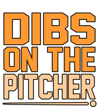 Dibs On The Pitcher Baseball Player Sports Coach Graphic Cute Gift Kids Tie-Dye T-Shirt