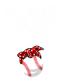 Funny My Heart Is On That Field Gift Baseball Lover Gift Toddler Hoodie