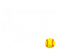 Funny My Princess Wears Cleats Gift For Softball Moms Dads Gift Sweatshirt