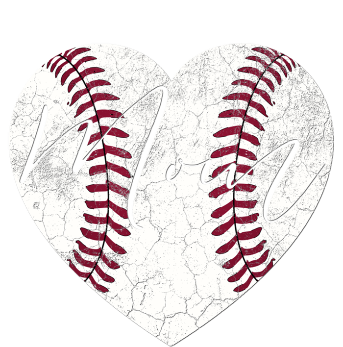 Heart Mom Mother's Day Christmas Baseball Softball Gift Meaningful Gift Hoodie