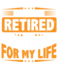 I Thought Retired But Now I Just Work For My Wife Retiret Gift Valucap Bio-Washed Visor