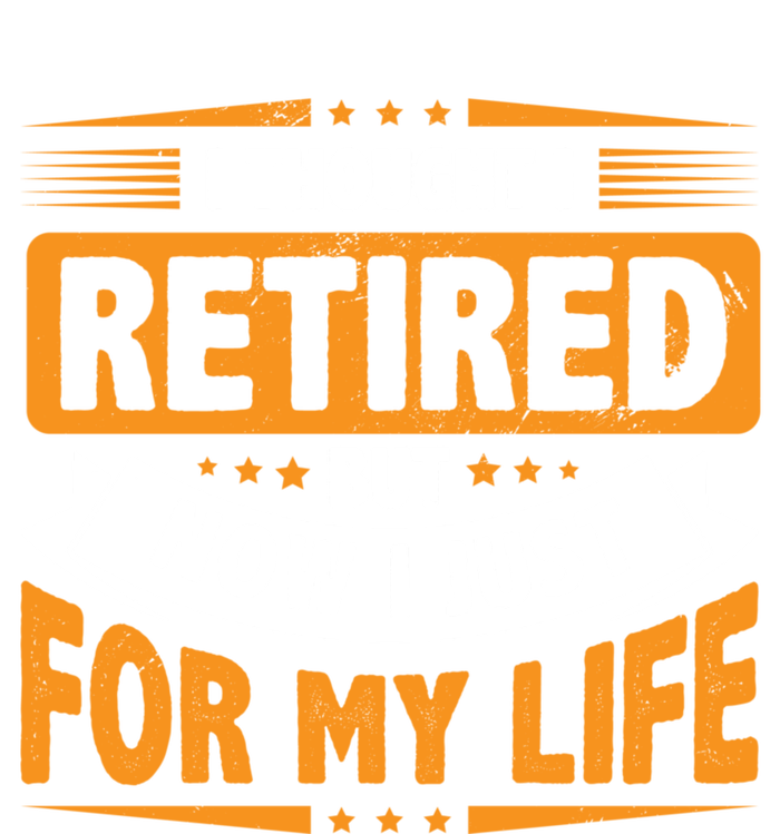 I Thought Retired But Now I Just Work For My Wife Retiret Gift Valucap Bio-Washed Visor