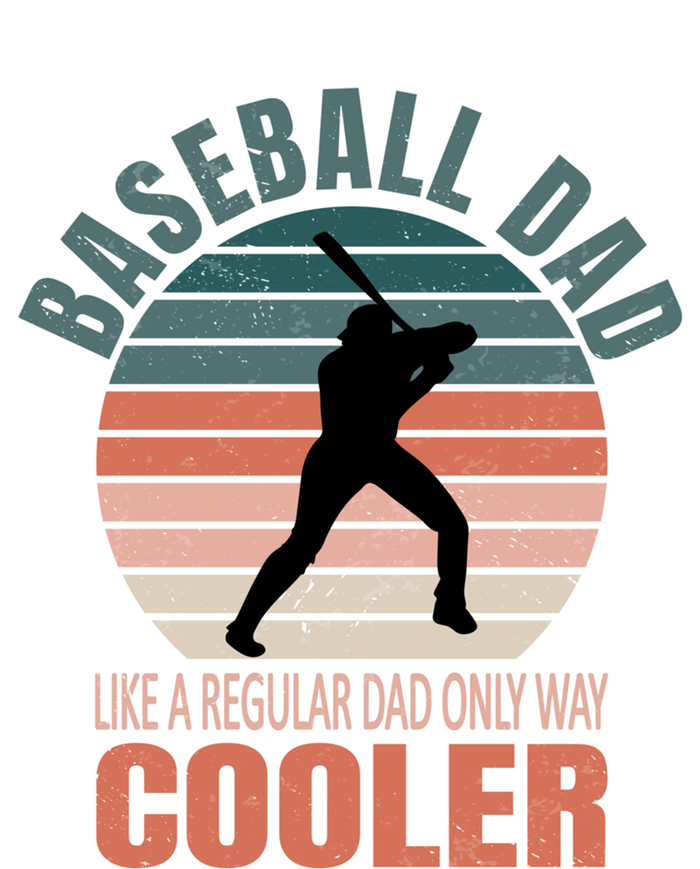 Vintage Baseball Dad Like A Regular Dad But Cooler Gift Kids T-Shirt