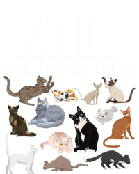 Milf I Love Felines Funny Cat Mom Dad Kitten Owner Funny Gift Tall Hoodie