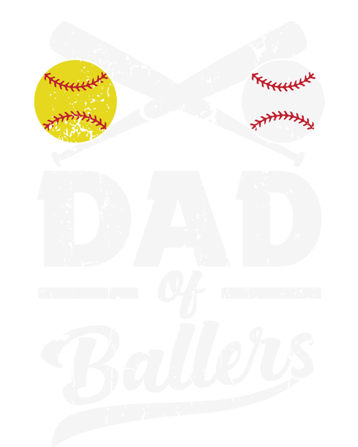 Father's Day Dad Of Ballers Baseball Gift Sweatshirt