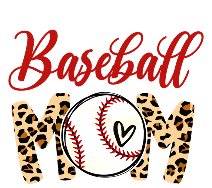 Leopard Baseball Mom Life Game Day Mama Mothers Day Gift Tall T-Shirt