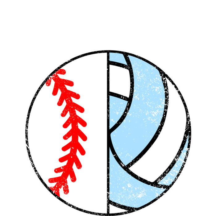 Mom Of Ballers Funny Baseball Volleyball Mom Gift T-Shirt