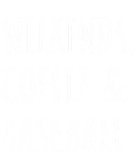 Weekends Coffee And Baseball Sports Fan Dad Baseball Mom Gift Sustainable Beanie