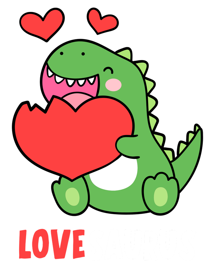 Dinosaur Cute LoveSaurus Valentines Day Heart Tall Sweatshirt