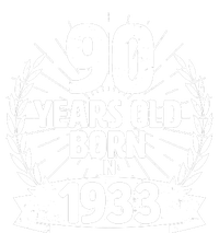 Vintage Wreath 90 Years Old Born In 1933 Birthday Tank Top