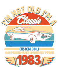 Not Old I'm A Classic 1983 Car Lovers 40th Birthday Canvas