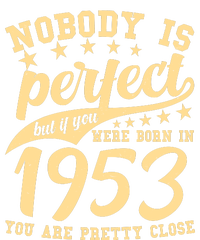 Nobody Is Perfect Born In 1953 70th Birthday T-Shirt