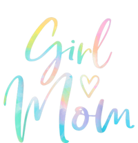 Girl Mom Gifts For Mother Mama Of Girl Tie Dye Women's Tri-Blend 3/4-Sleeve Raglan Shirt