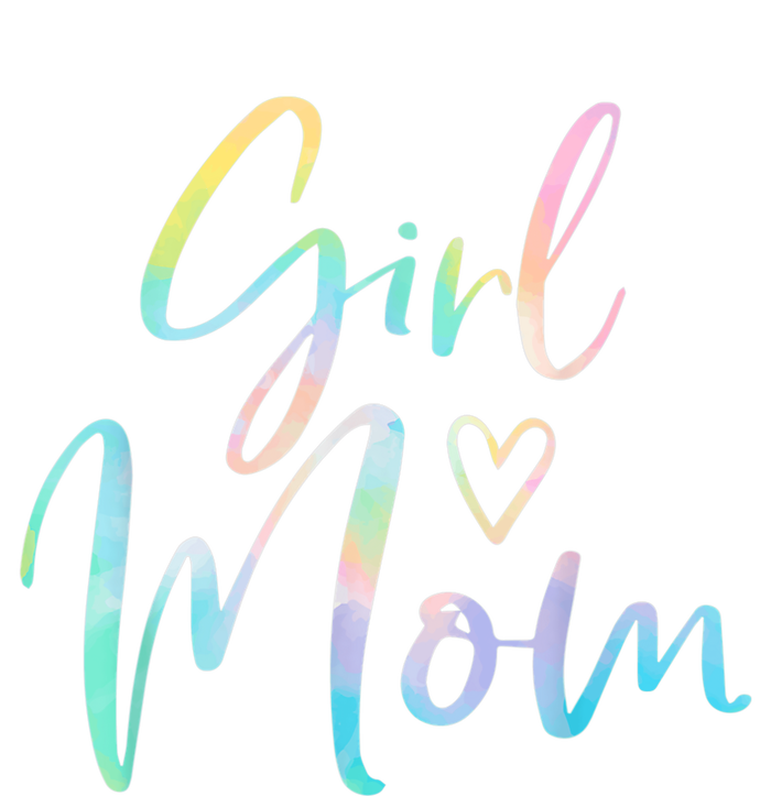 Girl Mom Gifts For Mother Mama Of Girl Tie Dye Women's Tri-Blend 3/4-Sleeve Raglan Shirt