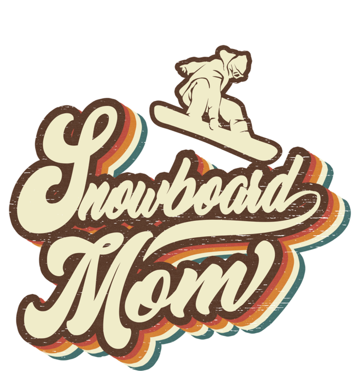 Retro Snowboard Mom Sports Mama Mothers Day Coaster