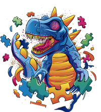 Dinosaur Colorful Puzzle Pieces T-Shirt