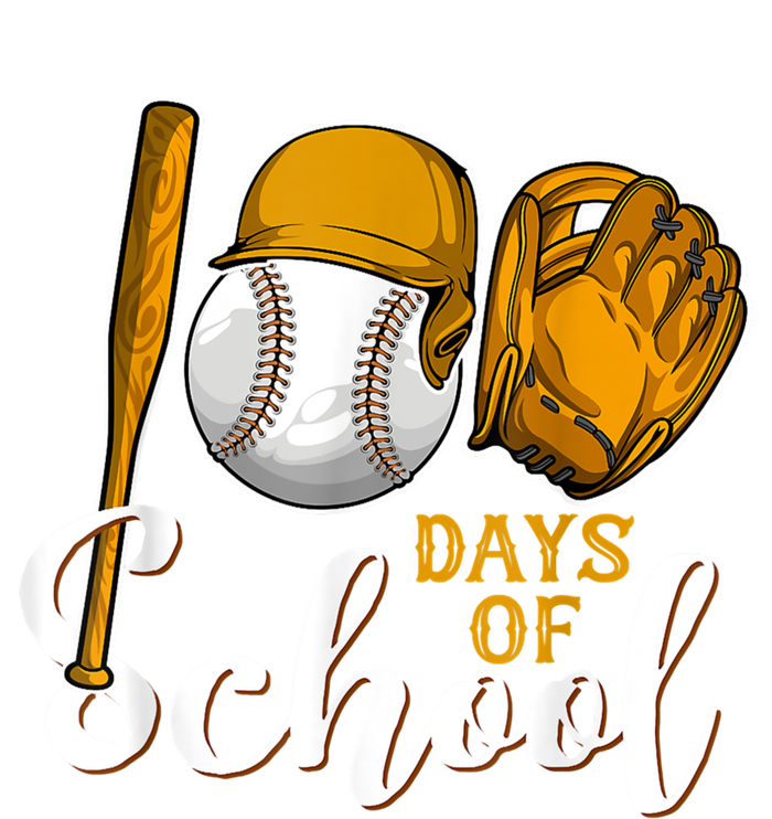 100 Days Of School Baseball Teacher Kids 100th Day Of School T-Shirt