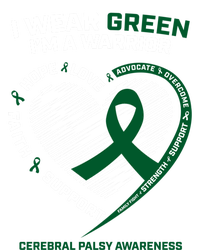 Clothing I Wear Green Cp Warrior Cerebral Palsy Awareness Great Gift Kids Hoodie