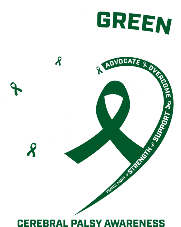 Clothing I Wear Green Cp Warrior Cerebral Palsy Awareness Great Gift Kids Hoodie