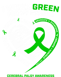 Godmother Godfather Funny Gift I Wear Green Godson Cerebral Palsy Funny Gift T-Shirt