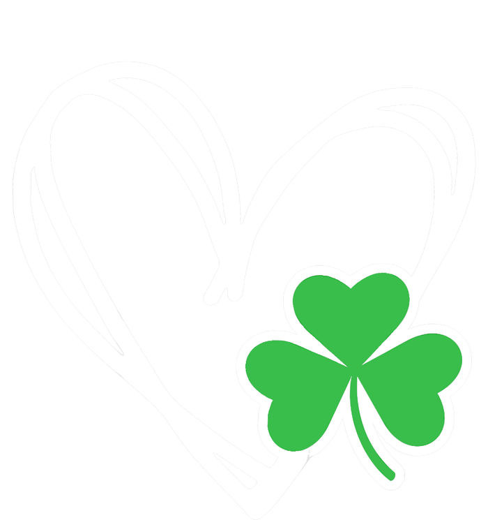 Heart Shamrock Girl St Patricks Day Baby Boy Coaster