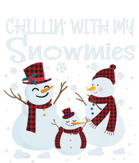 Chillin With My Snowmies Family Pajamas Snow Christmas Meaningful Gift Ladies Essential Flowy Tank