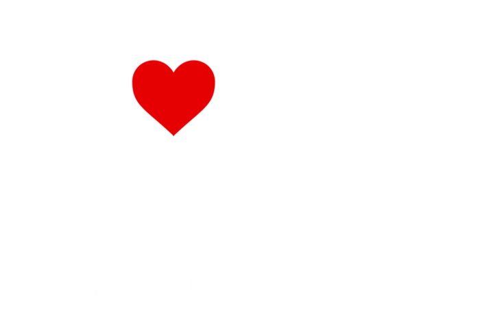 I Love My Grand Grand Gift Red Heart Gift T-Shirt