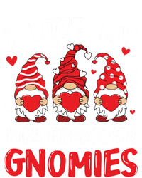 I Love My Kindergarten Gnomies Cute Valentines Day Teachers Gift Ladies Long Sleeve Shirt