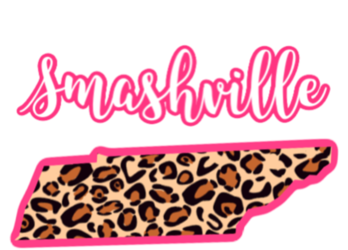 Nashville Tennessee Leopard Print Bachelorette Smashville Tn Gift T-Shirt