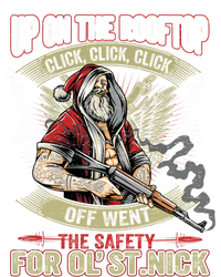 Santa Claus Up On The Rooftop Click Click Click Funny Funny Gift Kids Sweatshirt