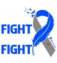 His Fight Is My Fight T1d Mom Type 1 Diabetes Awareness Gift Premium T-Shirt