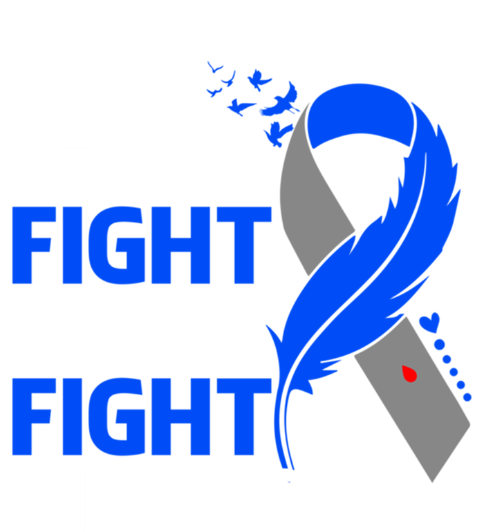 His Fight Is My Fight T1d Mom Type 1 Diabetes Awareness Gift Premium T-Shirt