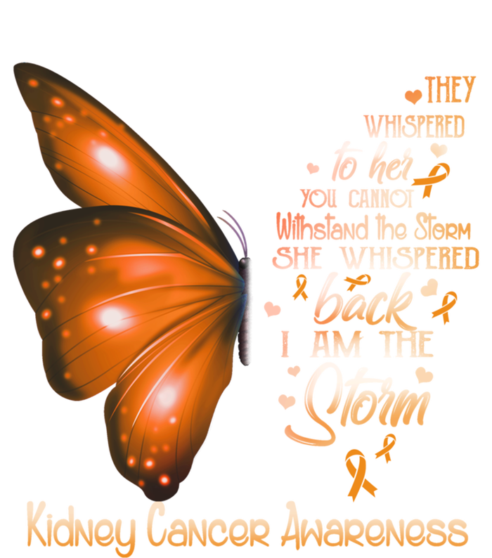 I Am The Storm Ney Cancer Awareness Butterfly Gift T-Shirt