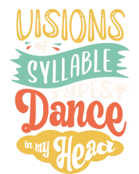 Visions Of Syllable Types Dance In My Head Dyslexia Gift Bumper Sticker