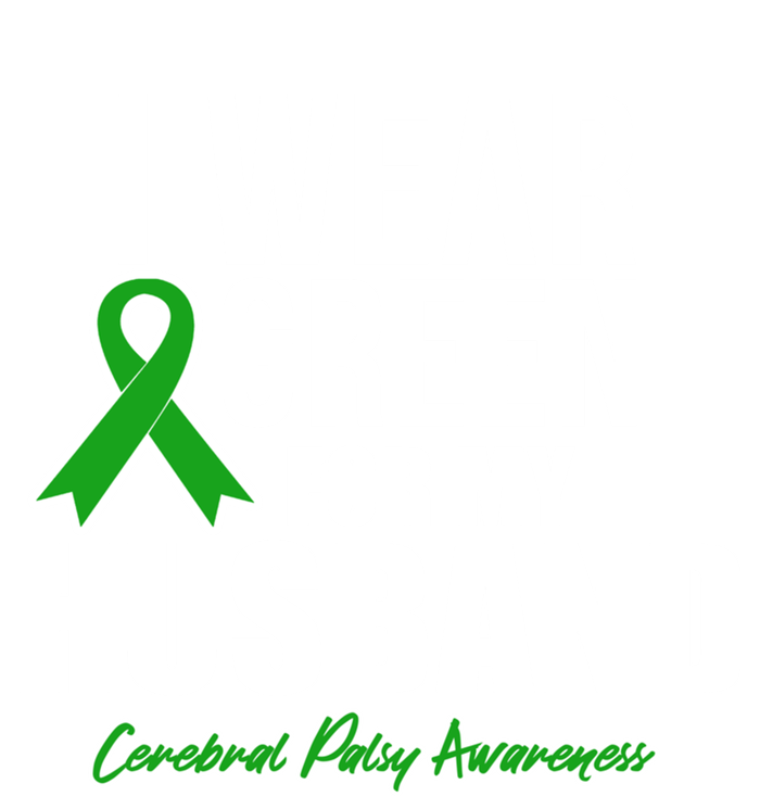 I Wear Green For Husband Cerebral Palsy Awareness Gift Ladies Long Sleeve Shirt