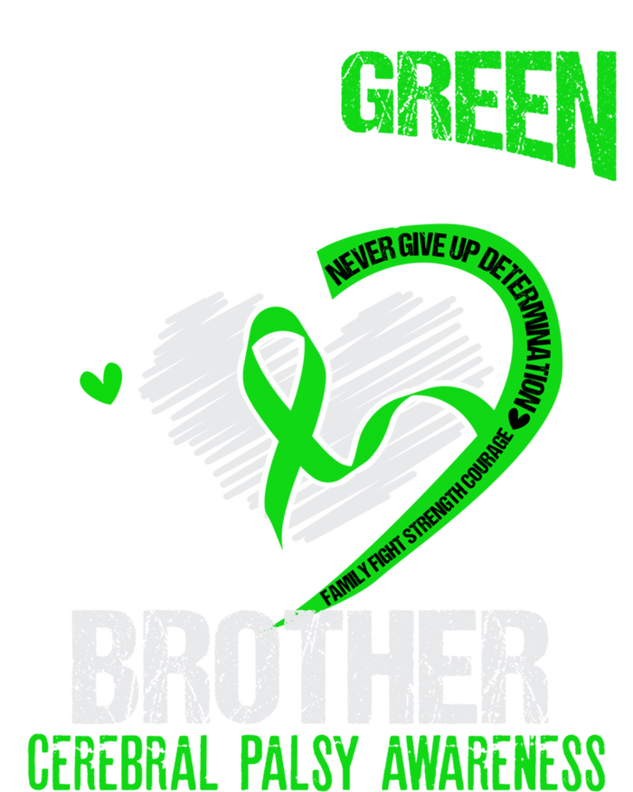 I Wear Green For My Brother Cerebral Palsy Green Ribbon Gift Sweatshirt Cinch Pack Bag