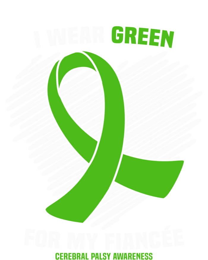 I Wear Green For My Fiancee Cerebral Palsy Awareness Cute Gift Tie Dye Hoodie