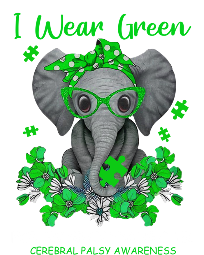 I Wear Green For My Granddaughter Cerebral Palsy Awareness Gift T-Shirt