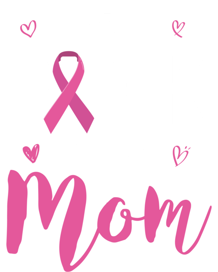 I Wear Pink For My Mom Breast Cancer Awareness Gift Kids Hoodie