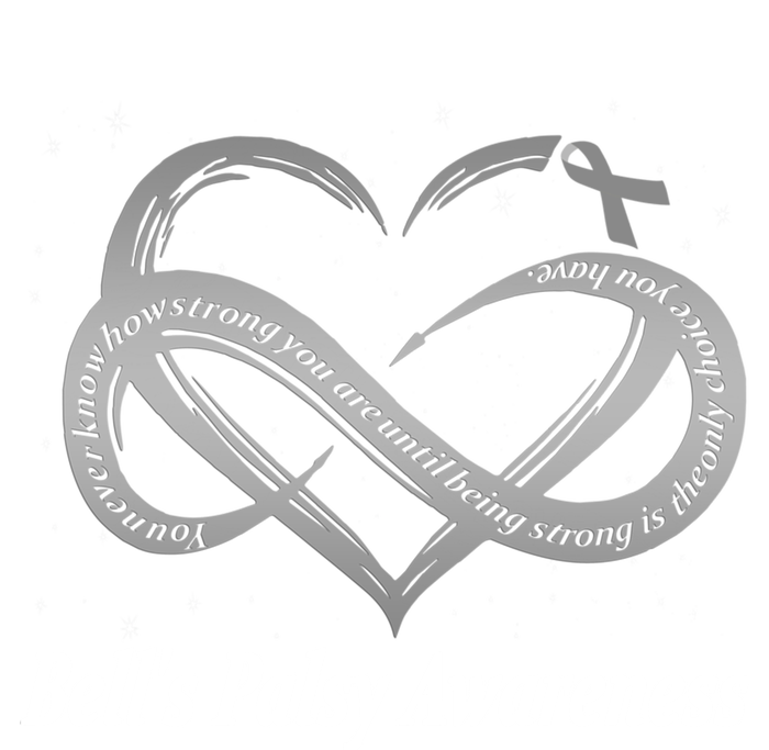 I Wear Silver For Bell's Palsy Awareness Warrior Gift T-Shirt