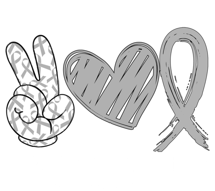 In May We Wear Gray Brain Cancer Awareness Month Meaningful Gift T-Shirt