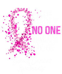 In This Family No One Fights Alone Breast Cancer Awareness Cool Gift Coaster