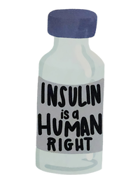 Insulin Is A Hu Right Diabetes Awareness Insulin Medicine Gift T-Shirt