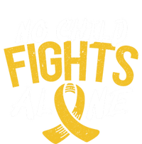 No Fights Alone Hood Cancer Awareness Month Meaningful Gift Poster